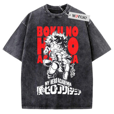 Izuku Midoriya Shirt, My Hero Academia Anime Shirt, Vintage Tee