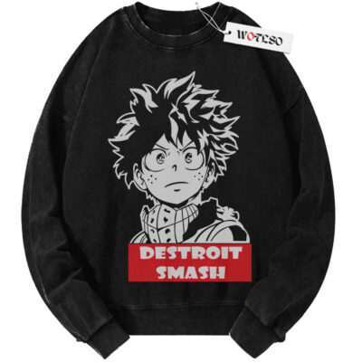 Izuku Midoriya Shirt, My Hero Academia Anime Shirt, Vintage Sweater