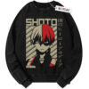 Shoto Todoroki Shirt, My Hero Academia Anime Shirt, Vintage Sweater