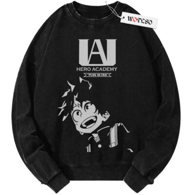 Izuku Midoriya Shirt, My Hero Academia Anime Shirt, Vintage Sweater