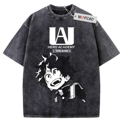 Izuku Midoriya Shirt, My Hero Academia Anime Shirt, Vintage Tee