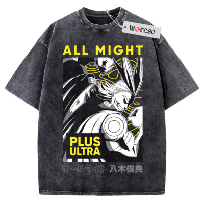 All Might Shirt, My Hero Academia Anime Shirt, Vintage Tee