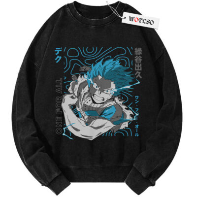 Izuku Midoriya Shirt, My Hero Academia Anime Shirt, Vintage Sweater