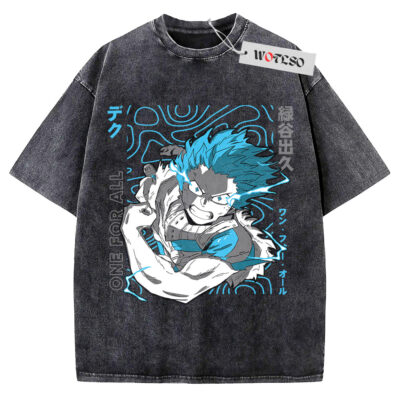 Izuku Midoriya Shirt, My Hero Academia Anime Shirt, Vintage Tee