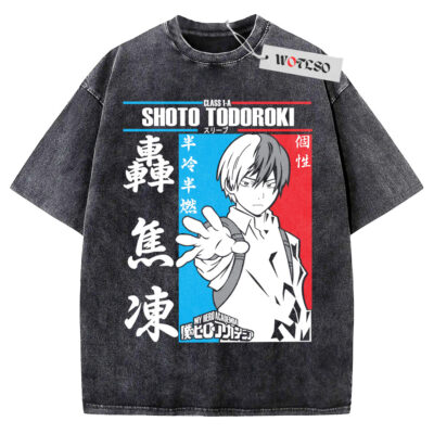 Shoto Todoroki Shirt, My Hero Academia Anime Shirt, Vintage Tee