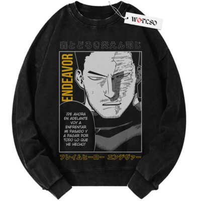 Endeavor Shirt, My Hero Academia Anime Shirt, Vintage Sweater