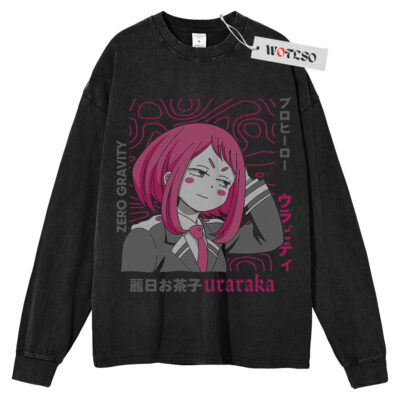 Uraraka Shirt, My Hero Academia Anime Shirt, Long Sleeve Tee