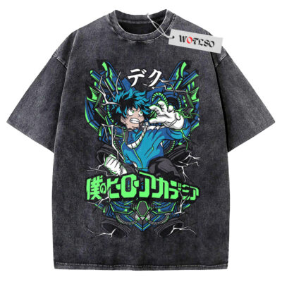 Izuku Midoriya Shirt, My Hero Academia Anime Shirt, Vintage Tee