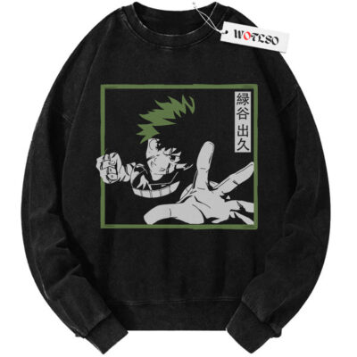 Izuku Midoriya Shirt, My Hero Academia Anime Shirt, Vintage Sweater