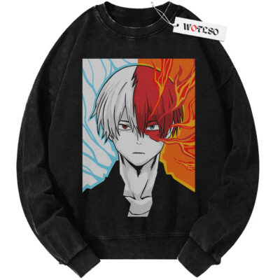 Shoto Todoroki Shirt, My Hero Academia Anime Shirt, Vintage Sweater