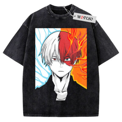 Shoto Todoroki Shirt, My Hero Academia Anime Shirt, Vintage Tee