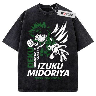 Izuku Midoriya Shirt, My Hero Academia Anime Shirt, Vintage Tee