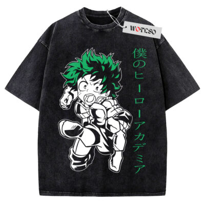 Izuku Midoriya Shirt, My Hero Academia Anime Shirt, Vintage Tee