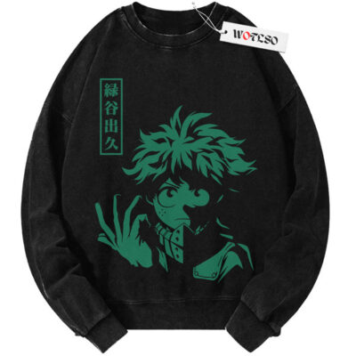 Izuku Midoriya Shirt, My Hero Academia Anime Shirt, Vintage Sweater