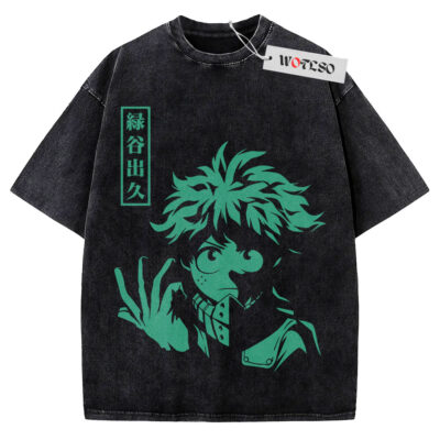 Izuku Midoriya Shirt, My Hero Academia Anime Shirt, Vintage Tee