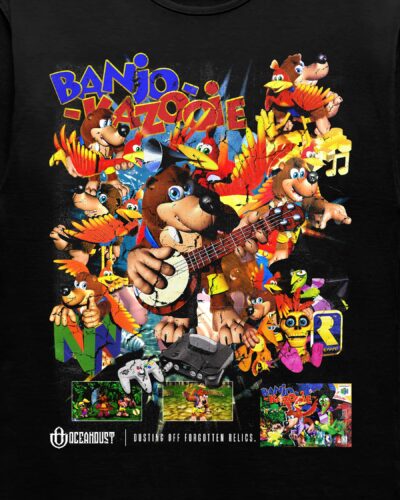 Video Games 'Banjo-Kazooi' Staple Graphic Tee