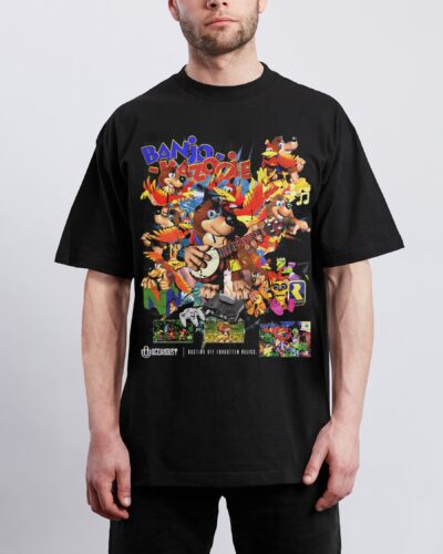 Video Games 'Banjo-Kazooi' Staple Graphic Tee