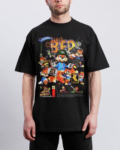 Video Games 'Conker's Bad Fur Day' Staple Graphic Tee