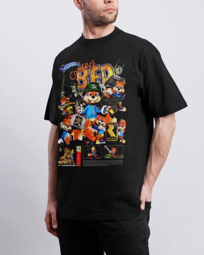 Video Games 'Conker's Bad Fur Day' Staple Graphic Tee