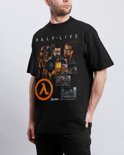 Video Games 'Half Life' Staple Graphic Tee