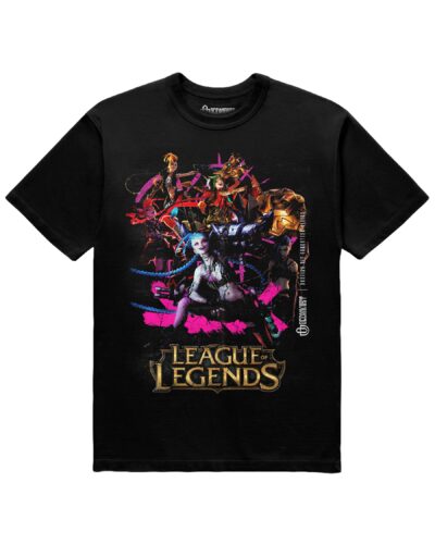 Video Games 'League of Legends: Jinx' Staple Graphic Tee