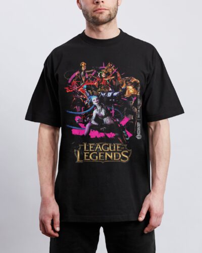 Video Games 'League of Legends: Jinx' Staple Graphic Tee