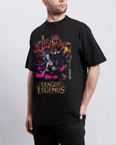 Video Games 'League of Legends: Jinx' Staple Graphic Tee