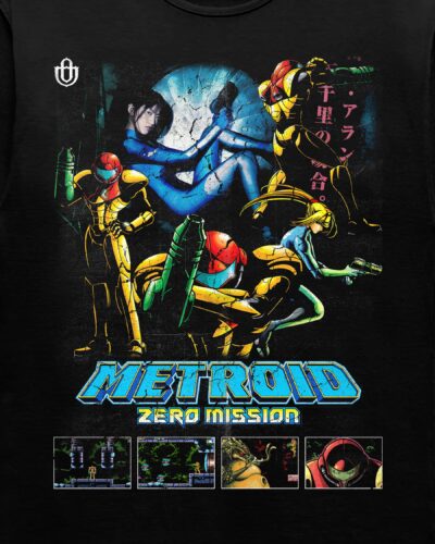 Video Games 'Metroid Zero Mission' Staple Graphic Tee