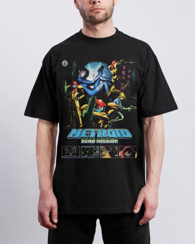 Video Games 'Metroid Zero Mission' Staple Graphic Tee