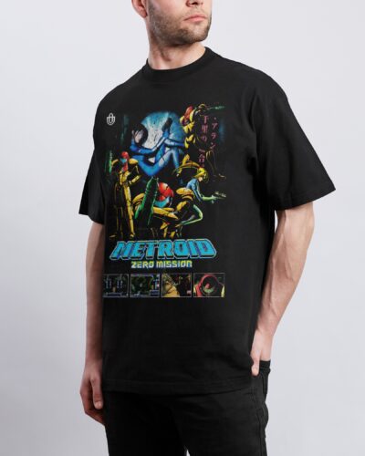 Video Games 'Metroid Zero Mission' Staple Graphic Tee