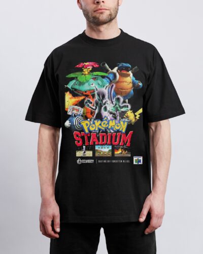 Video Games 'Pokemon Stadium' Staple Graphic Tee