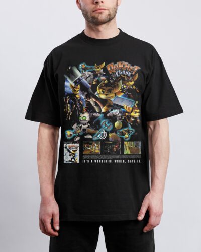 Video Games 'Ratchet & Clank' Staple Graphic Tee