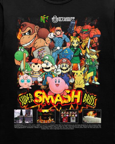 Video Games 'Super Smash Bros.' Staple Graphic Tee