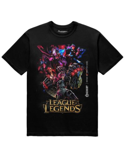 Video Games 'League of Legends: Vi' Staple Graphic Tee