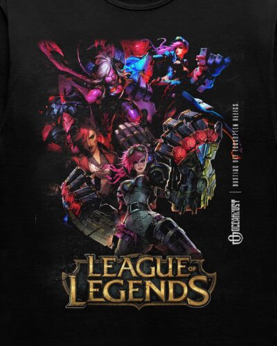 Video Games 'League of Legends: Vi' Staple Graphic Tee