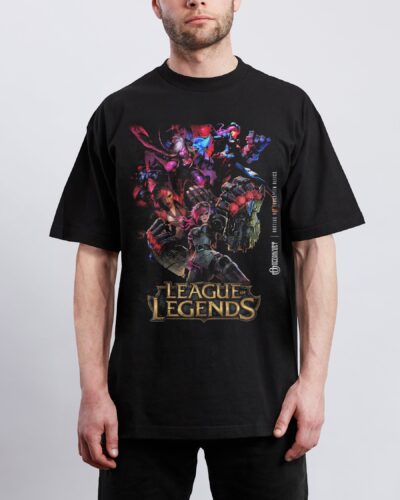 Video Games 'League of Legends: Vi' Staple Graphic Tee