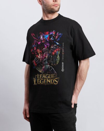 Video Games 'League of Legends: Vi' Staple Graphic Tee