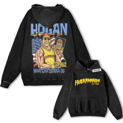 Hulk Hogan, Wrestling Graphic Vintage Hoodie