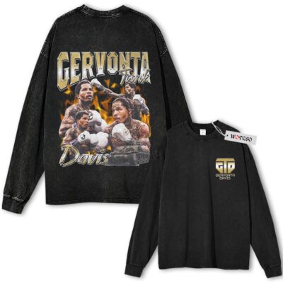 Gervonta "Tank" Davis, Graphic Vintage Long Sleeve Tee